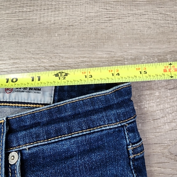 AG Adriano Goldschmied Super Skinny The Legging Ankle Distressed Denim Jean 28 R - Picture 7 of 13